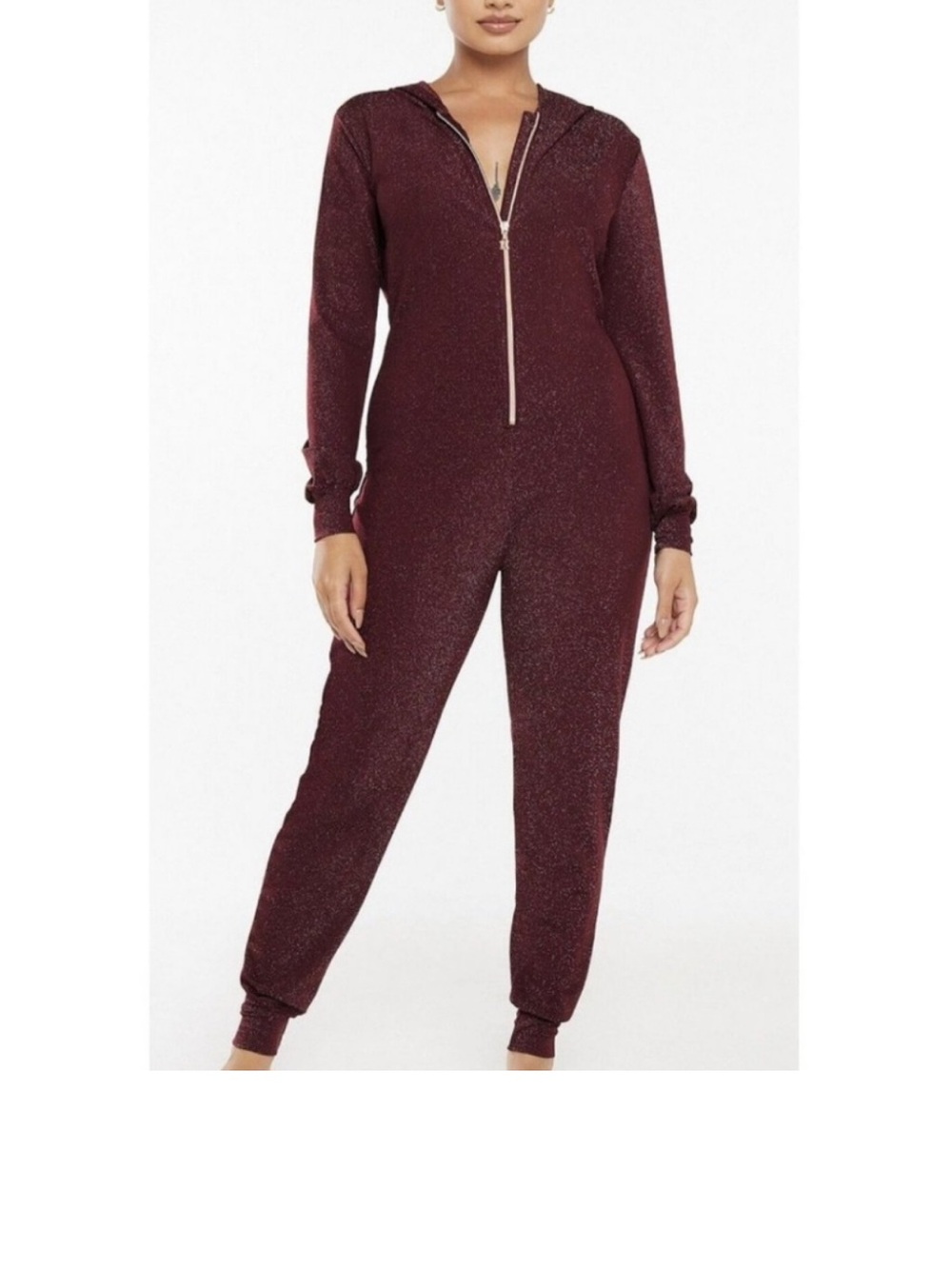 Savage X Fenty Sparkling Zip-Front Jumpsuit